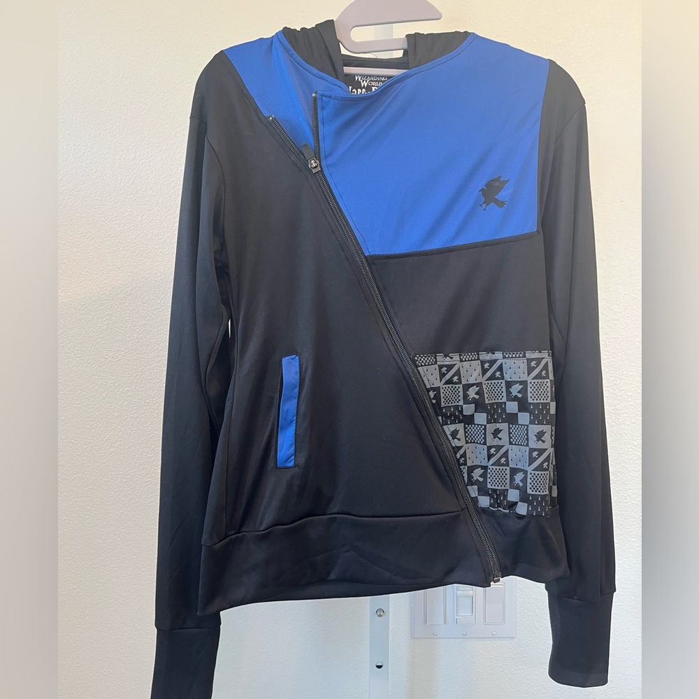 Harry Potter Wizarding World Universal Zip Up Hoodie Jacket Ravenclaw
